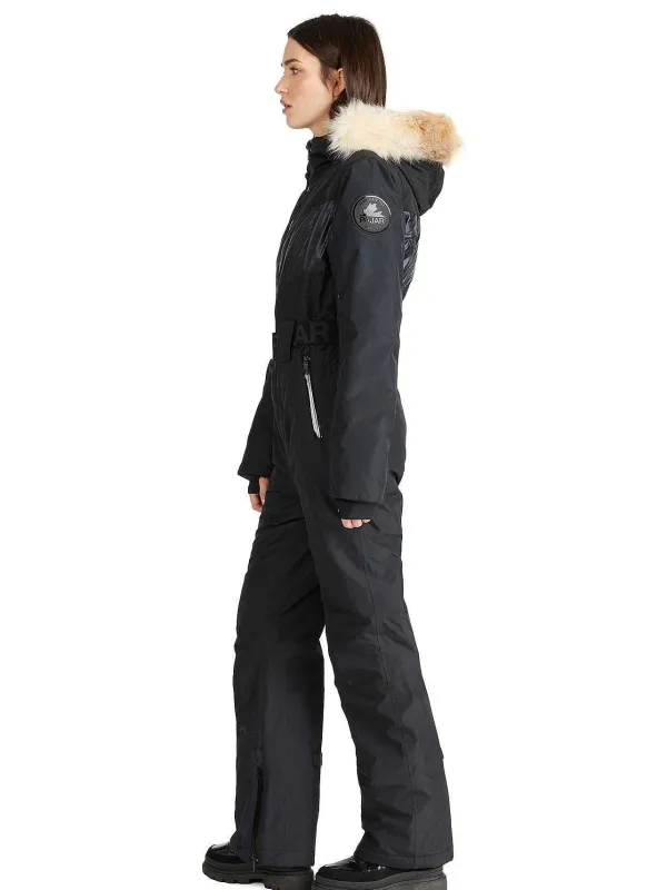 Pajar Ski<Pearl Women'S Ski Jumpsuit W/ Faux Fur Trim Black