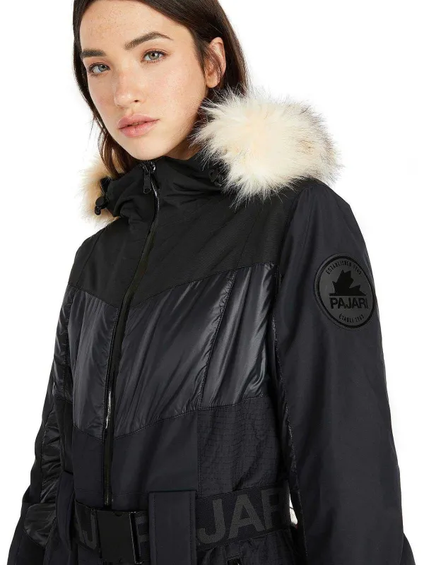 Pajar Ski<Pearl Women'S Ski Jumpsuit W/ Faux Fur Trim Black