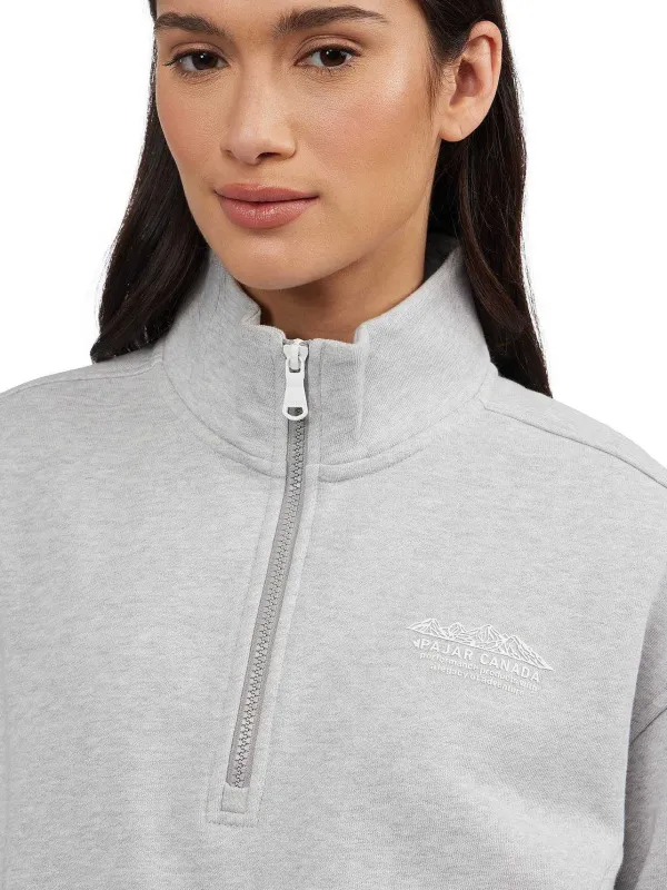 Pajar Tops<Pearson Women'S Essential Fit Half-Zip Silver