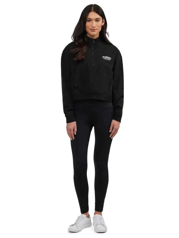 Pajar Tops<Pearson Women'S Essential Fit Half-Zip Black