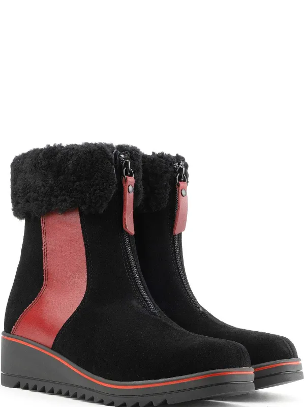 Pajar Fall/Winter<Penelope Women'S Heritage Ankle Boot Black/Bordeaux