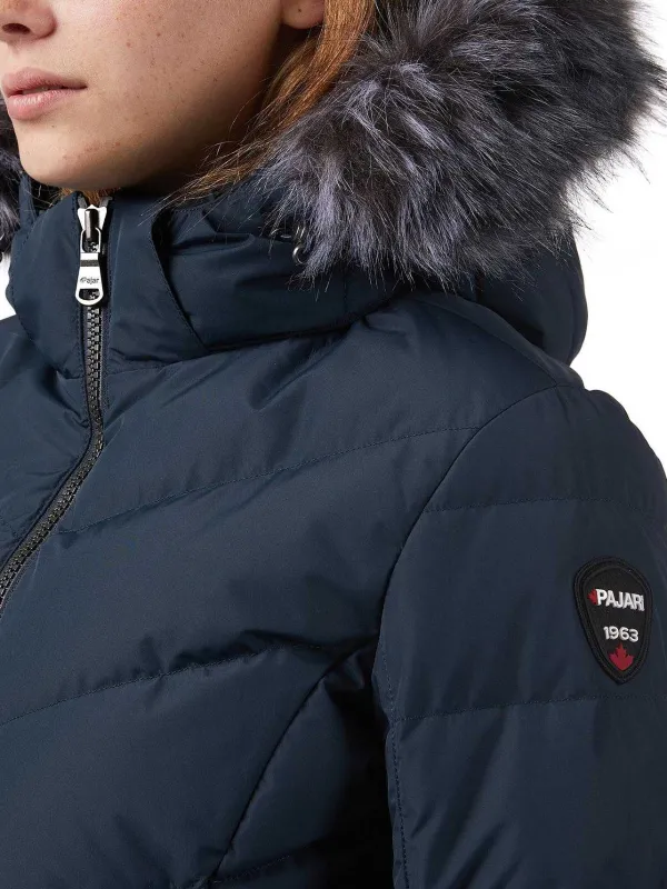 Pajar Puffers<Queens Women'S Quilted Puffer Navy/Silver