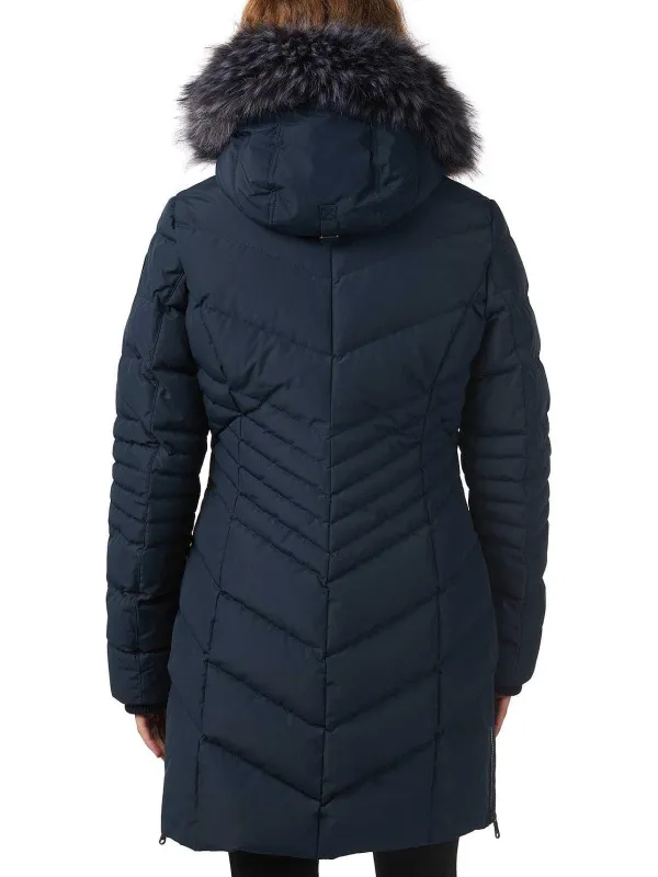 Pajar Puffers<Queens Women'S Quilted Puffer Navy/Silver