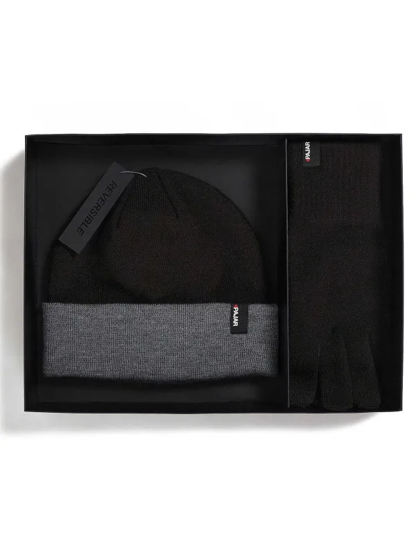 Pajar Hats And Headwear<Rossland Unisex Reversible Hat Gift Set Black