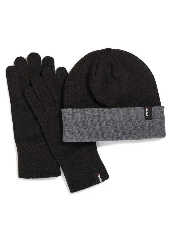 Pajar Fall/Winter<Rossland Unisex Reversible Hat Gift Set Black