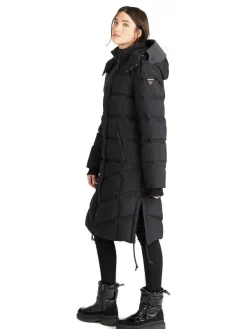 Pajar Puffers<Sapphire Women'S Long Puffer Black