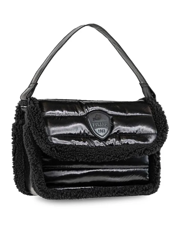 Pajar Fall/Winter<Shearling Puffy Shoulder Bag Black/Black