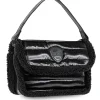 Pajar Bags<Shearling Puffy Shoulder Bag Black/Black