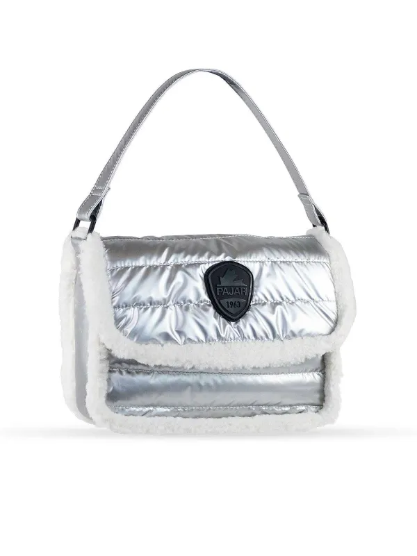 Pajar Fall/Winter<Shearling Puffy Shoulder Bag Silver