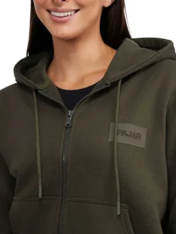 Pajar Tops<Snowbird Women'S Zip-Up Hoodie Military