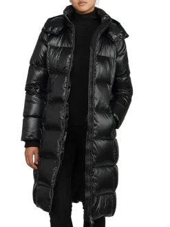 Pajar Puffers<Solstice Women'S Long Puffer Black