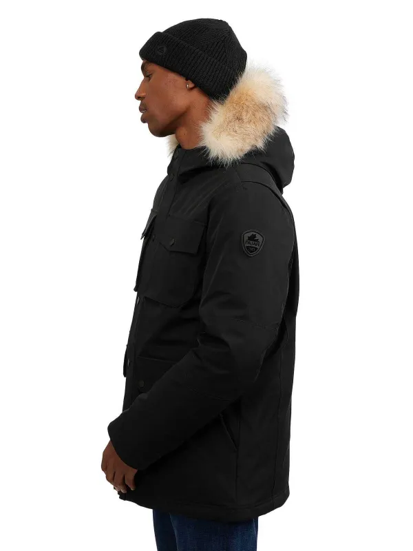 Pajar Parkas<Soren Men'S Parka W/Faux Fur Trim Black