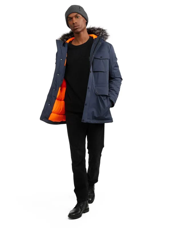 Pajar Fall/Winter<Soren Men'S Parka W/Faux Fur Trim Navy