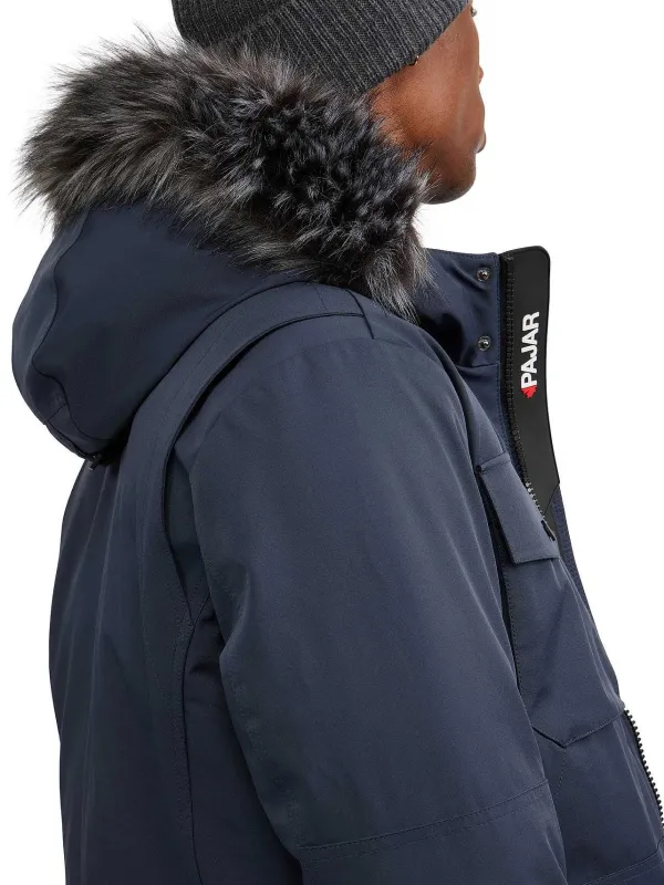 Pajar Fall/Winter<Soren Men'S Parka W/Faux Fur Trim Navy
