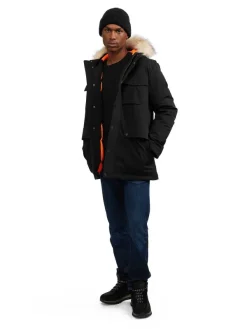 Pajar Fall/Winter<Soren Men'S Parka W/Faux Fur Trim Black