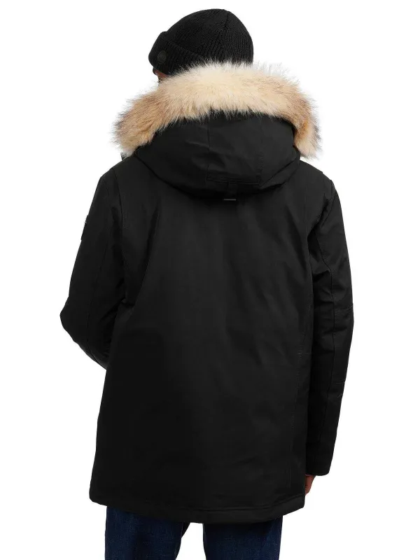 Pajar Fall/Winter<Soren Men'S Parka W/Faux Fur Trim Black
