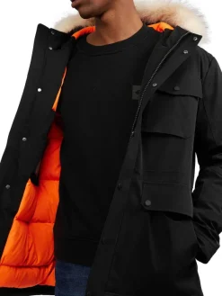 Pajar Fall/Winter<Soren Men'S Parka W/Faux Fur Trim Black