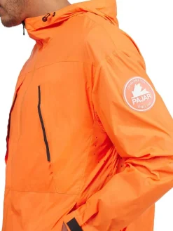 Pajar Fall/Winter<Sparrow Men'S Packable Rain Jacket Orange