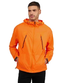 Pajar Fall/Winter<Sparrow Men'S Packable Rain Jacket Orange
