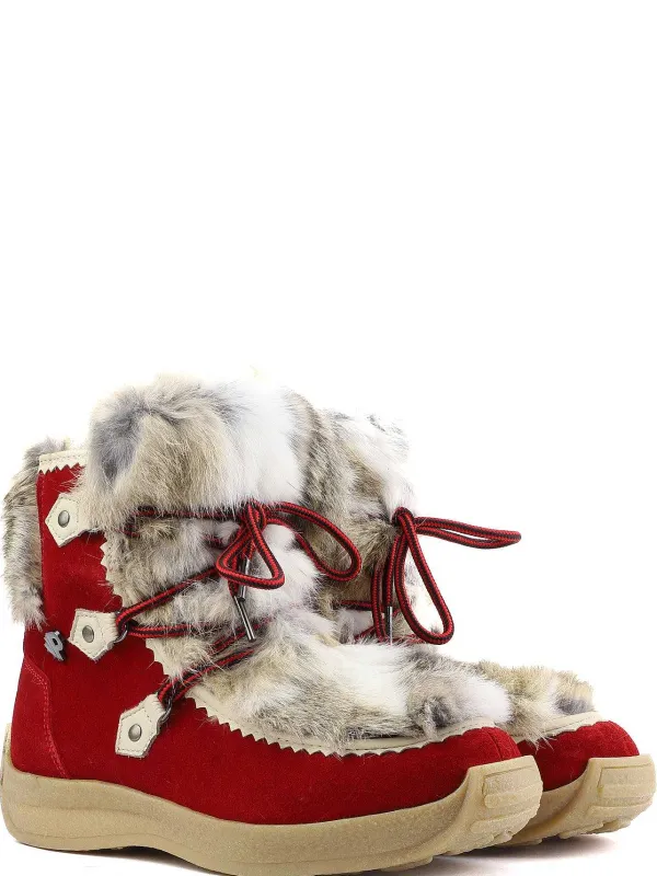 Pajar Heritage Canada Collection<Suzie Women'S Heritage Moccasin Boot Red/Bone/Multi