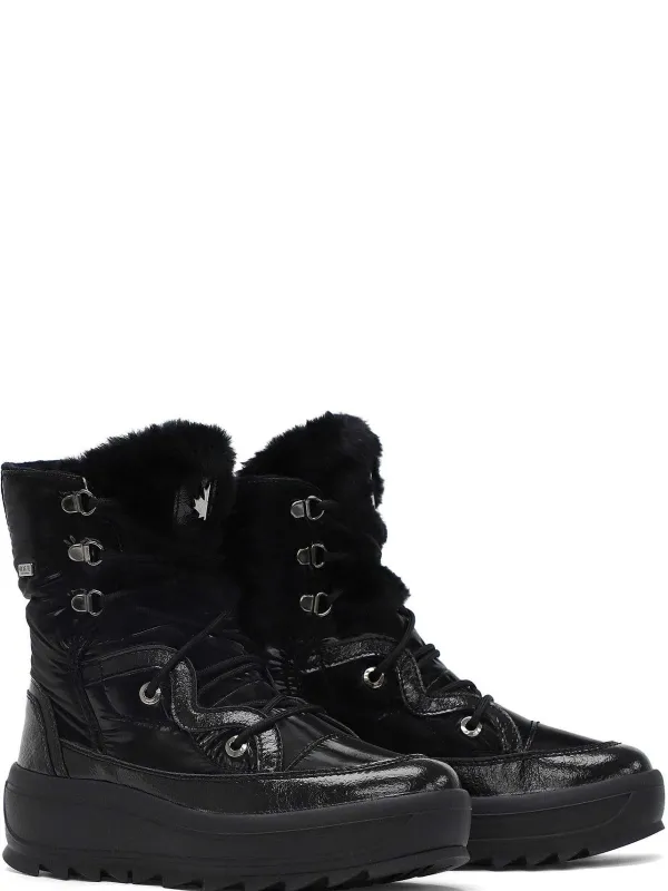 Pajar Winter Boots<Tacey Low 2.0 Women'S Lace-Up Boot Black Metal