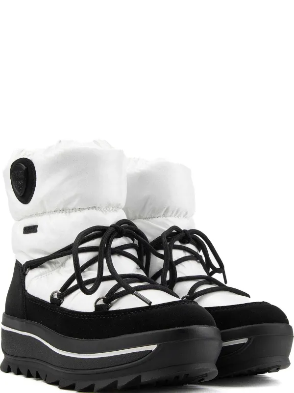 Pajar Galaxy Collection<Taya Nylon Women'S Lace-Up Boot White Stellare
