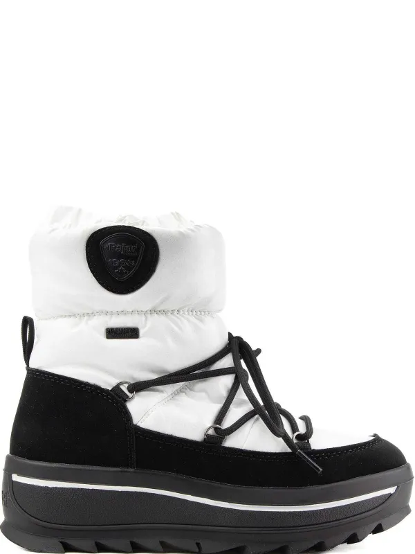 Pajar Galaxy Collection<Taya Nylon Women'S Lace-Up Boot White Stellare