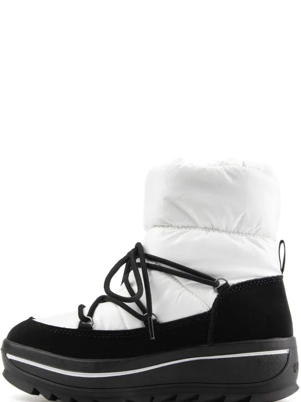 Pajar Winter Boots<Taya Nylon Women'S Lace-Up Boot White Stellare