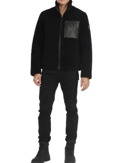 Pajar Premium Shearling<Teddy Men'S Sheepskin Coat Black/Black