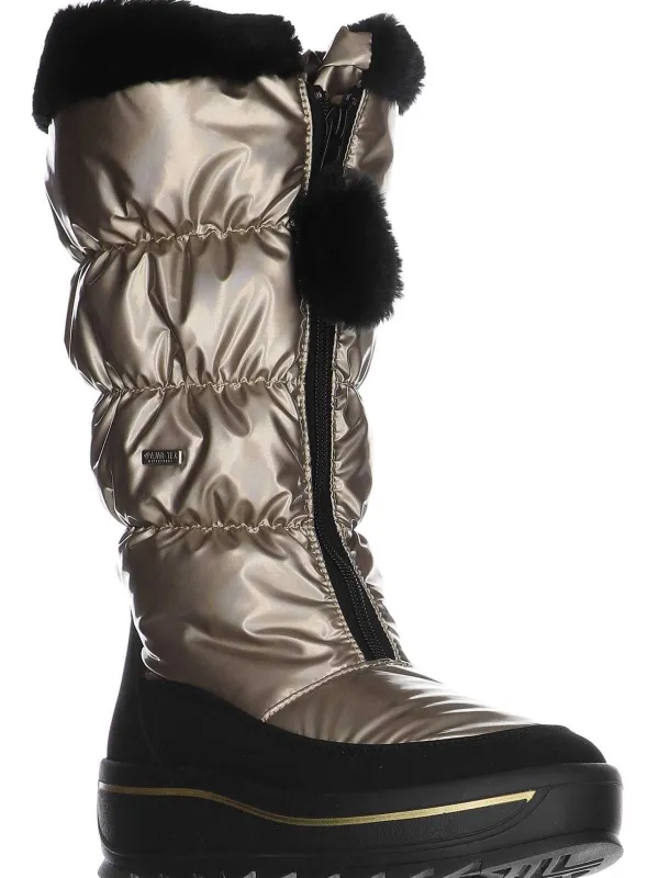 Pajar Galaxy Collection<Toboggan 2.0 Women'S Front-Zip Boot Gold Metal Stellare