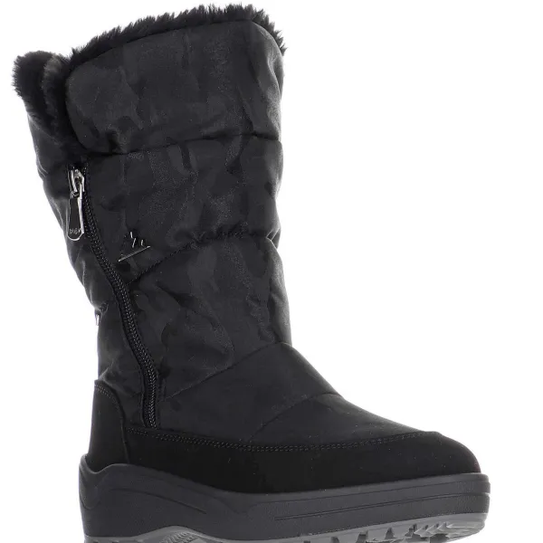Pajar Ice Gripper<Valentina Women'S Boot W/ Ice Grippers Black Iron