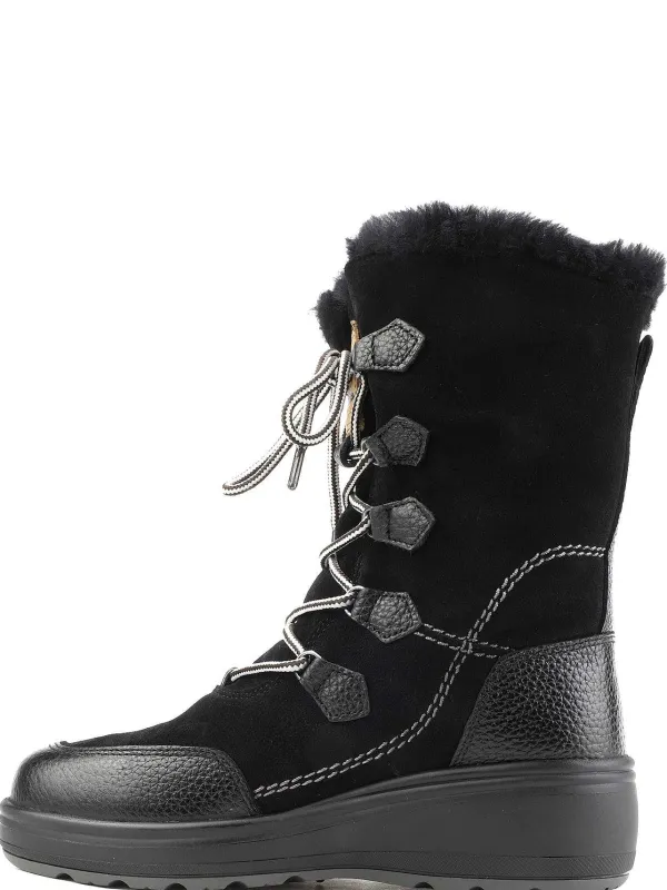 Pajar Ice Gripper<Valerie Women'S Heritage Boot W/ Ice Grippers Black