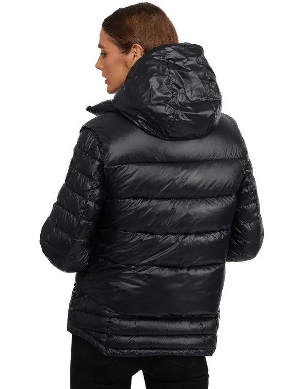 Pajar Vests<Vela Women'S 3-In-1 Lightweight Packable Puffer Black