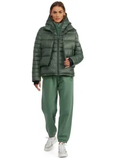 Pajar Vests<Vela Women'S 3-In-1 Lightweight Packable Puffer Olive
