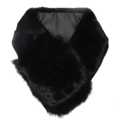 Pajar Scarves<Violette Women'S Rabbit And Fox Fur Scarf Black