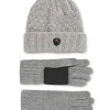 Pajar Hats And Headwear<William Hat And Wilson Glove Set For Men Silver