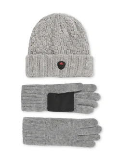 Pajar Hats And Headwear<William Hat And Wilson Glove Set For Men Silver