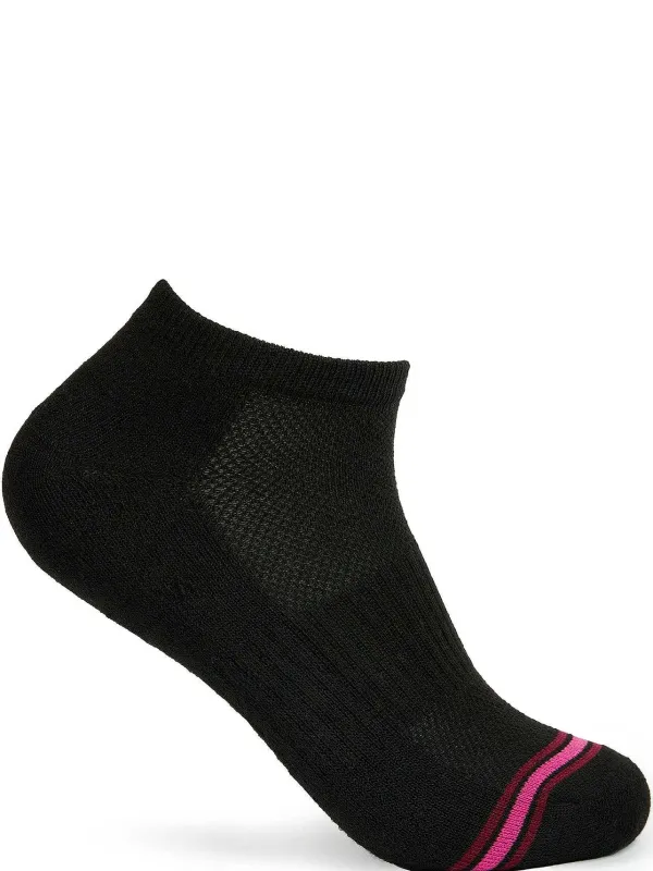 Pajar Socks<Women'S Performance Low Cut Socks 6-Pack Multi Black/White