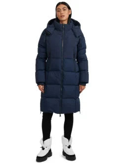 Pajar Puffers<Zaniah Women'S Long Puffer Jacket Navy